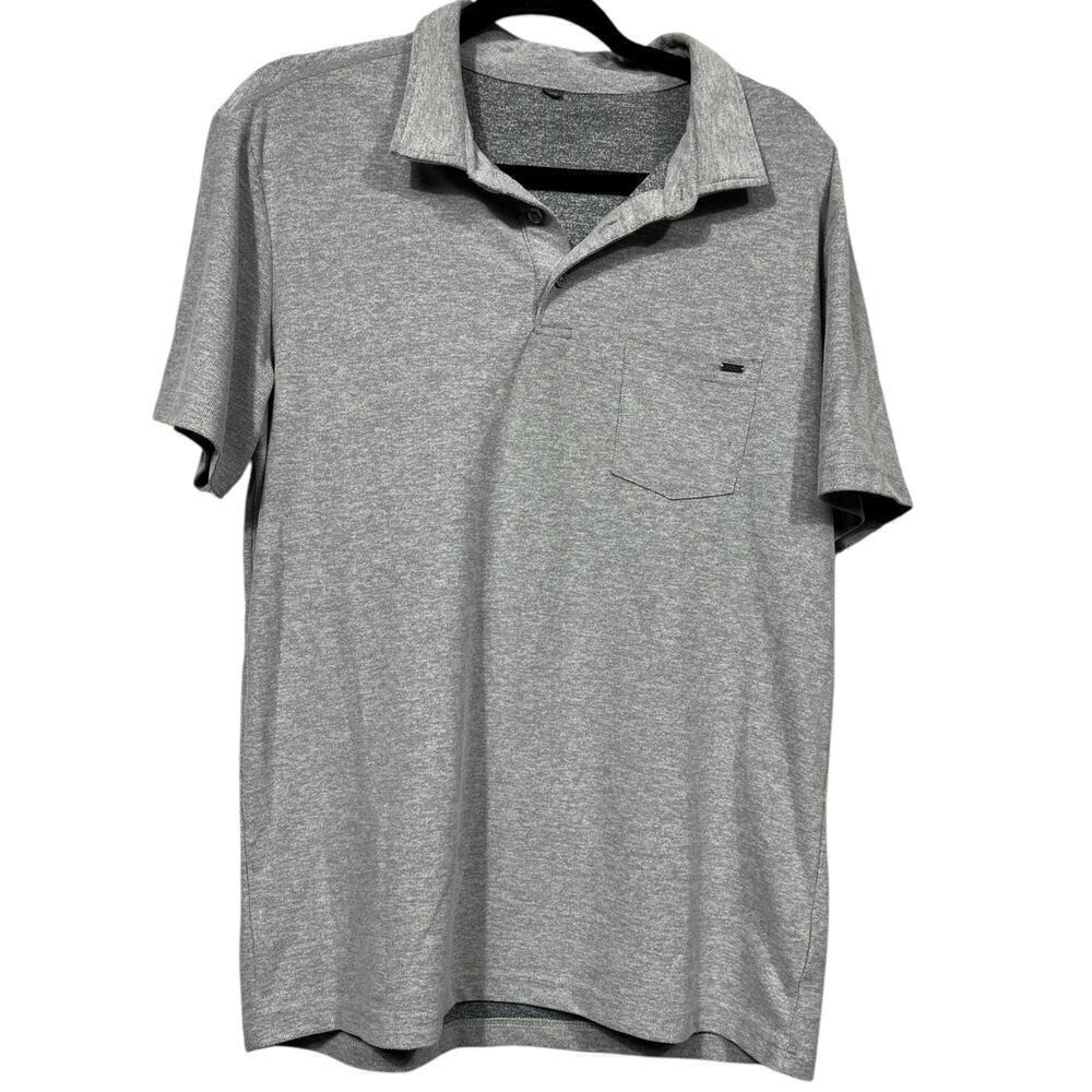 Vuori Men Grey polo Shirt / Size-Large